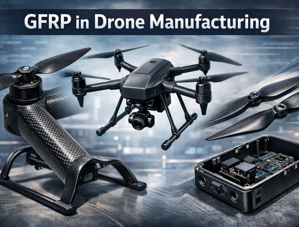 Le GFRP dans la fabrication de drones&nbsp;: le mat&eacute;riau essentiel pour les bras, les trains d'atterrissage et les h&eacute;lices des drones