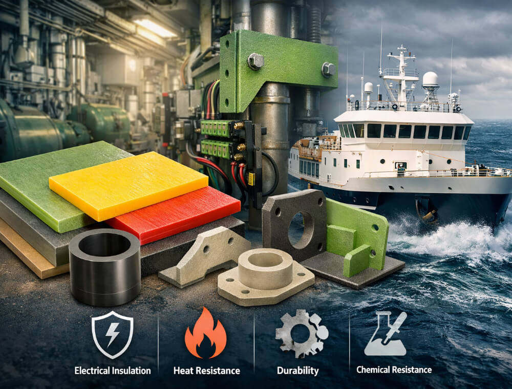 Materiali compositi marini: come G10, FR-4, G11 e EPGM203 migliorano l'affidabilit&agrave; delle navi